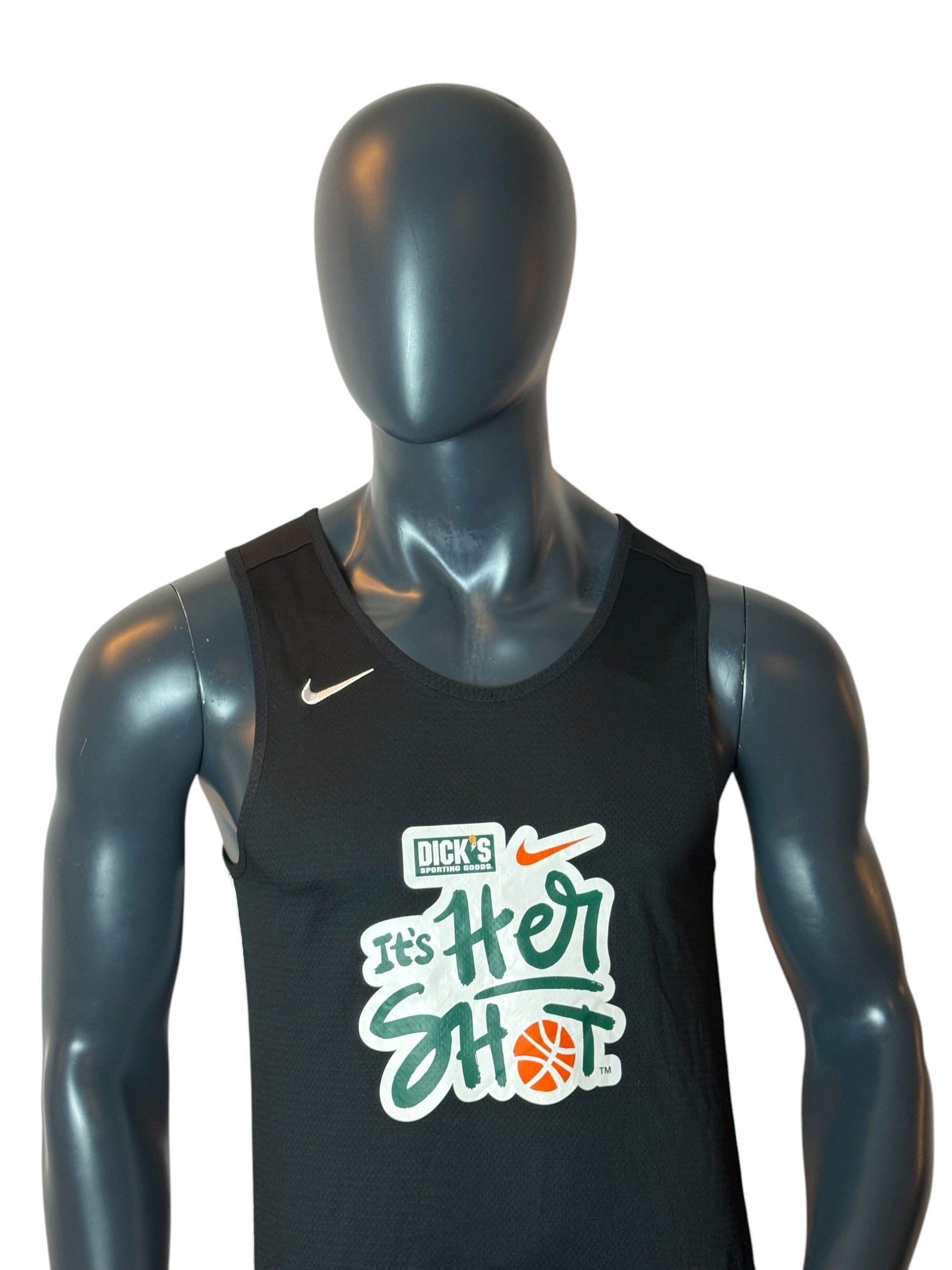 Vintage Nike Reversible Basketball Jersey Black White Its Her Shot